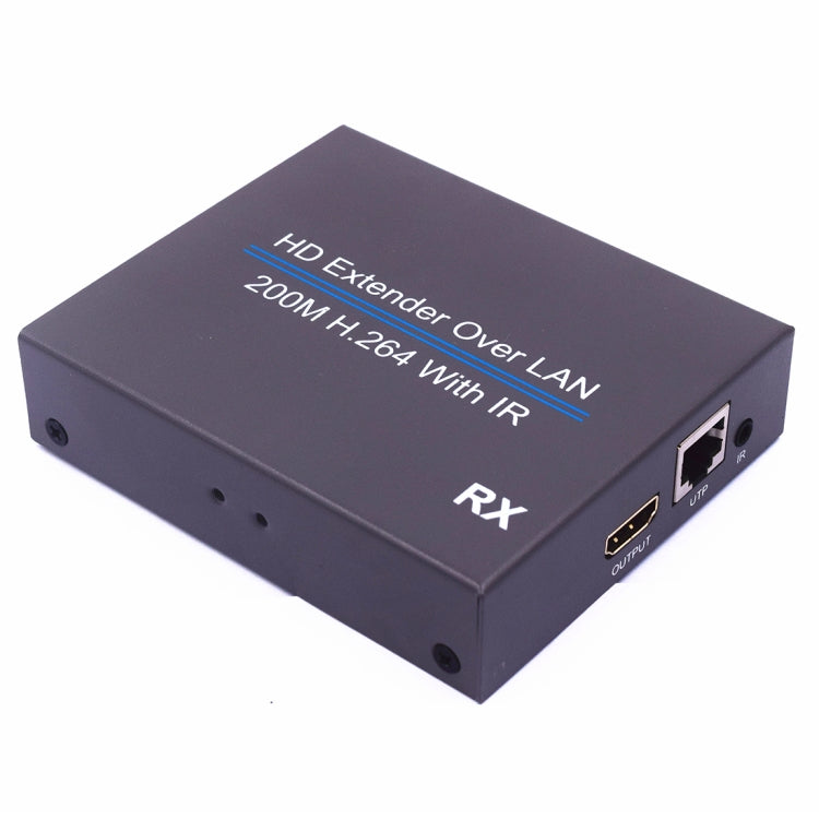 NK-E200IR 200m Over LAN HDMI H.264 HD (Transmitter + Receiver) Extender with IR, 200m