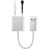 Aluminum Alloy Shell External USB Virtual 7.1 Channel Sound Card with