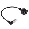 30cm RJ45 Male Bent Upward to RJ45 Female LAN Extension Cable, 30cm RJ45 Male Bent Upward