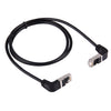 1m RJ45 Male Bent Down to RJ45 Male Bent Down Network LAN Cable, 1m Bent Down to Bent Down
