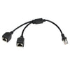 1 to 2 Socket LAN Ethernet Network CAT5 RJ45 Plug Splitter Adapter