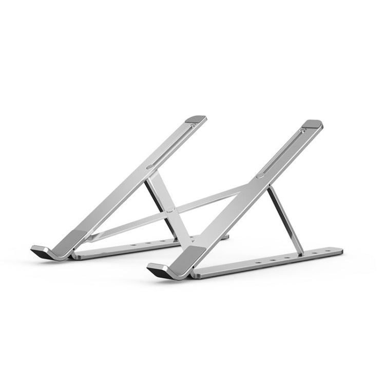 Portable Adjustable Laptop Stand Desktop Lifting Height Increase Rack Folding Heat Dissipation Holder, Style: Ordinary, Style: Ordinary(Silver), Style: Ordinary(Grey)