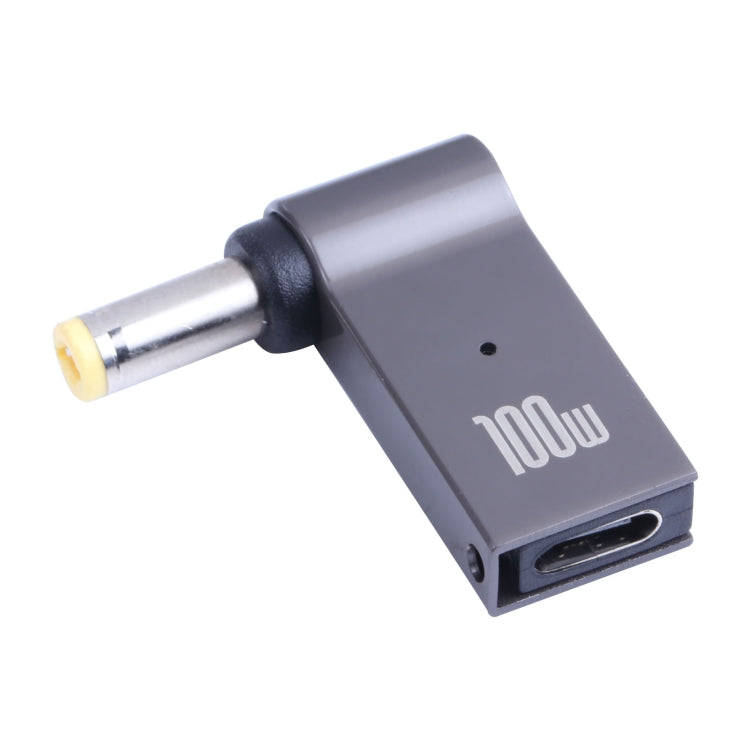 100W USB-C / Type-C Female to DC 5.5 x 2.5mm Male Computer Charging
