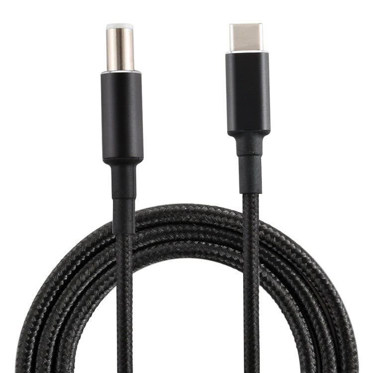 PD 100W 7.4 x 0.6mm Male to USB-C / Type-C Male Nylon Weave Power