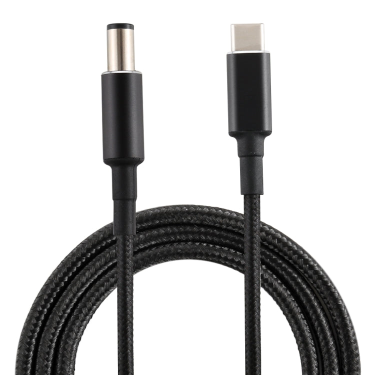 PD 100W 7.4 x 0.6mm Male to USB-C / Type-C Male Nylon Weave Power