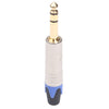 10 PCS TC203N 6.35mm Gold-plated Audio Stereo Connector Welding Plug