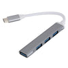 C809 USB 3.0 x 1 + USB 2.0 x 3 to USB-C / Type-C Multi-function