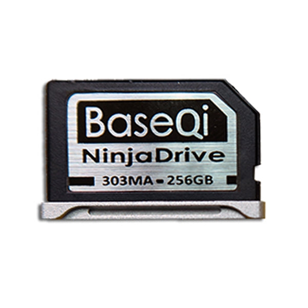 BASEQI 303MA 256GB Aluminum Alloy Micro SD(TF) Memory Card for Macbook Pro Retina 13.3 inch Laptops, For Macbook Pro Retina 13.3