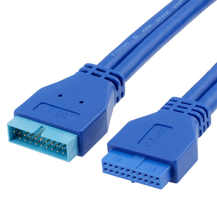 5Gbps USB 3.0 20 Pin Female to Male Extension Cable Mainboard Extender