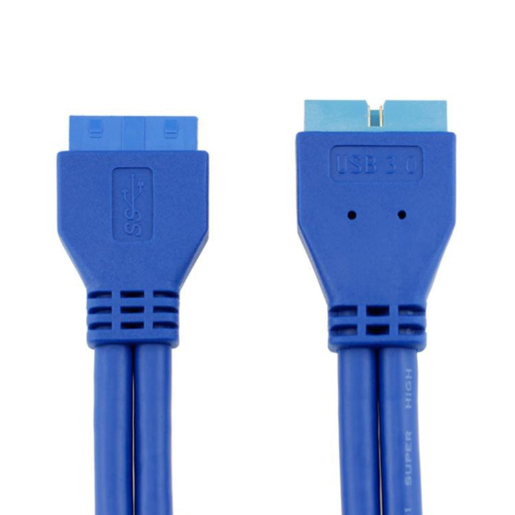 5Gbps USB 3.0 20 Pin Female to Male Extension Cable Mainboard Extender, Cable Length: 50cm, Female to Male