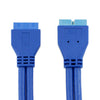 5Gbps USB 3.0 20 Pin Female to Male Extension Cable Mainboard Extender, Cable Length: 50cm, Female to Male