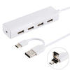 3 in 1 USB-C / Type-C + Micro USB + 4 x USB 2.0 Ports HUB Converter