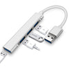 A809 USB 3.0 x 1 + USB 2.0 x 3 to USB 3.0 Multi-function Splitter HUB