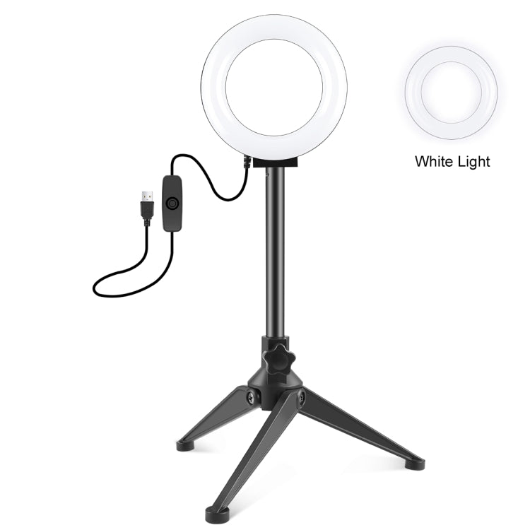 PULUZ 4.7 inch 12cm Ring Light + Desktop Tripod Selfie Stick Mount