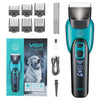VGR V-208 Professional Pet Barber Electric Hair Clipper, V-208 (Red), V-208 (Blue)