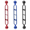 PULUZ 9.0 inch 22.8cm Aluminum Alloy Dual Balls Arm, Ball Diameter: 25mm, 9.0 inch (Blue)