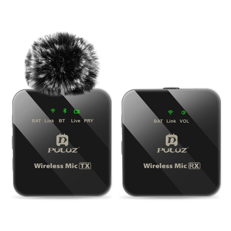 PULUZ 1 TX + 1 RX Wireless Lavalier Microphone