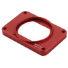 PULUZ Aluminum Alloy Front Panel + 37mm UV Filter Lens + Lens Sunshade for Sony RX0 / RX0 II, with Screws and Screwdrivers, Front Panel Red, Front Panel Black