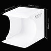 PULUZ 20cm Folding Portable 550LM Light Photo Lighting Studio Shooting Tent Box Kit with 6 Colors Backdrops (Black, White, Orange, Red, Green, Blue), Unfold Size: 24cm x 23cm x 23cm, 20cm Box, 20cm Box(US)