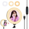 PULUZ 7.9 inch 20cm USB 3 Modes Dimmable Dual Color Temperature LED
