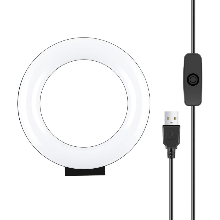 PULUZ 4.7 inch 12cm Curved Surface USB White Light LED Ring Selfie