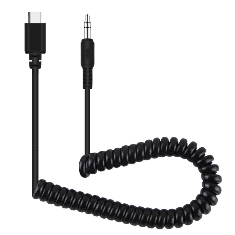 PULUZ 3.5mm TRRS Male to Type-C / USB-C Male Live Microphone Audio