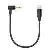 PULUZ 3.5mm TRS Male to 8 Pin Male Live Microphone Audio Adapter