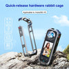For Insta360 X4 PULUZ Aluminum Alloy Protective Cage Rig Expand Cold Shoe Housing Frame, Protective Cage