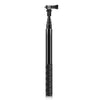PULUZ 110cm Metal Selfie Stick Monopod with Invisible Adapter Base & Screw for Insta360 One RS / X2 / X3 / X4 / DJI Osmo 360