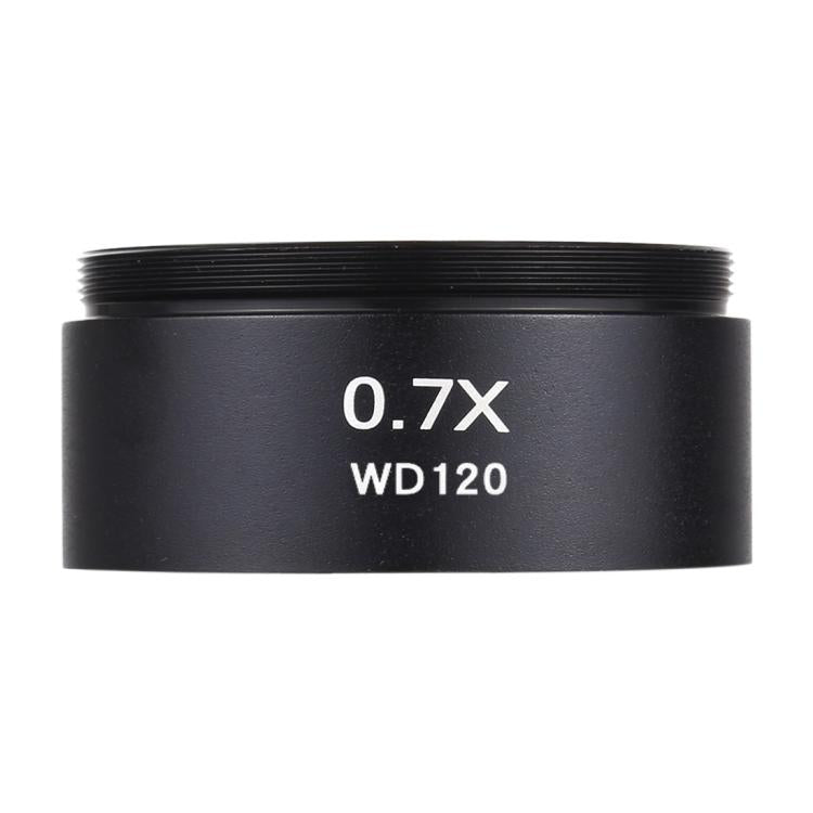 Stereo Microscopes Auxiliary Objective Lens Barlow Lens Magnifier 0.7X WD120, 0.7X WD120