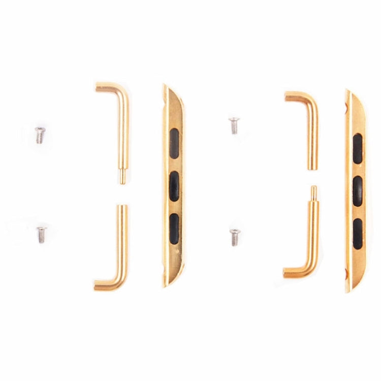For Apple Watch 38 / 40 / 41mmMetal Strap Connector Metal Buckle, Pair