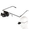 20X Glasses Type Watch Repair Magnifier With LED Light, Single