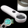15X Handheld Exclamation Mark Type Magnifier with 2 LED, 15X