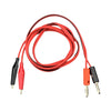 Banana Plug to Alligator Clip Wire Test Cable, Length: 1m