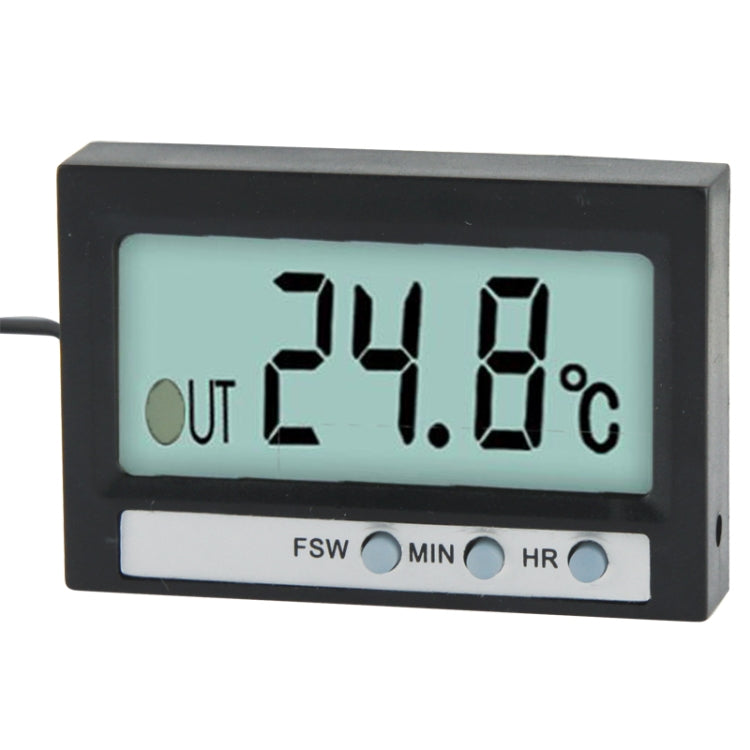 Dual Way (Indoor and Outdoor) LCD Digital Thermometer with Clock Display Function, TM-2 , TM-2