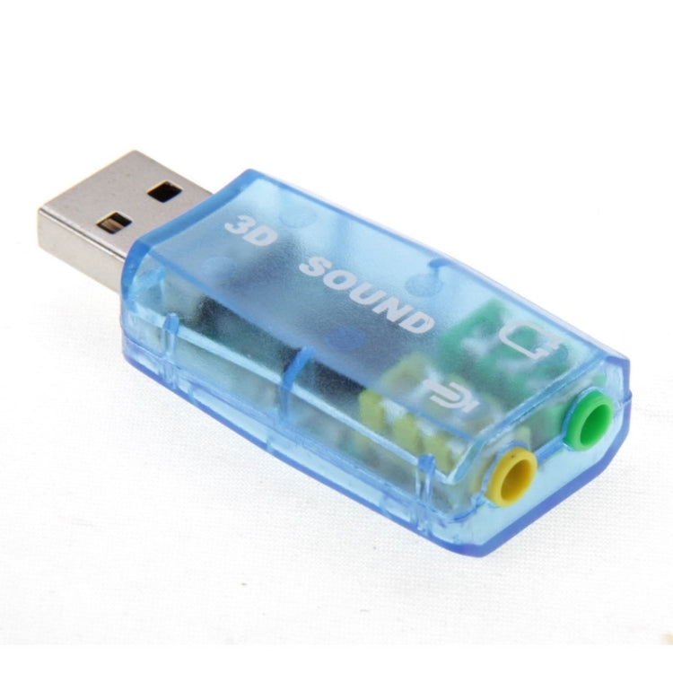 USB DSP 5.1 External Sound Card Adapter Mono Channel (Color random