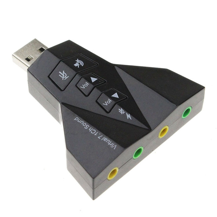 2.1 Channel USB Sound Adapter (Double USB Microphone