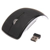 Wireless 2.4GHz 800-1200-1600dpi Snap-in Transceiver Folding Wireless Optical Mouse / Mice, 2.4GHZ (Black), 2.4GHZ (Red)