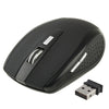 2.4 GHz 800~1600 DPI Wireless 6D Optical Mouse with USB Mini Receiver, Plug and Play, Working Distance up to 10 Meters