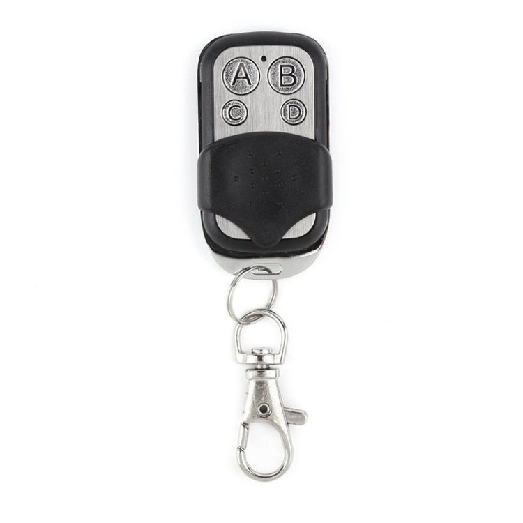 315MHz Metal Wireless Learning Code 4 Keys Remote Control (Black +