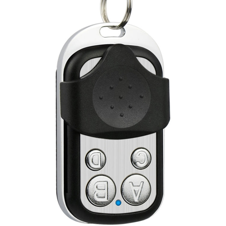 433MHz Metal Wireless Learning Code 4 Keys Remote Control (Black +