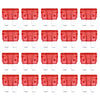 100 PCS Auto Mini Blade Fuse (30A)