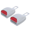 2 PCS Universal Car Seat Belt Extension Buckle, (Grey), (Black), (Khaki)