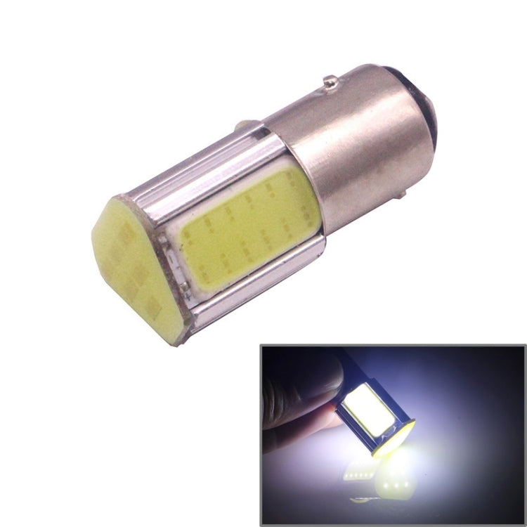 1157 4.5W 240LM White Light 4 LED COB Car Brake Light Steering Light