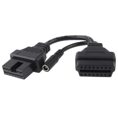 12 Pin to 16 Pin OBDII Diagnostic Cable for Mitsubishi, 12 Pin to 16 Pin