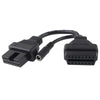 12 Pin to 16 Pin OBDII Diagnostic Cable for Mitsubishi, 12 Pin to 16 Pin