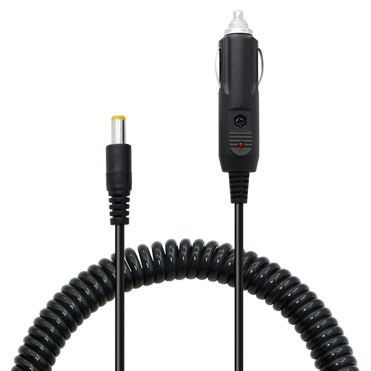2A Car 4.0 x 1.7mm Power Supply Adapter Plug Coiled Cable Car Charger