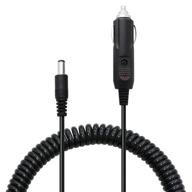 2A 5.5 x 2.1mm DC Power Supply Adapter Plug Coiled Cable Car Charger