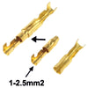 100pcs DIY Crimp Terminal Female to Male Ring Connector, Cable size: 1-2.5mm2 (100pcs in one packaging, the price is for 100pcs), Female to Male