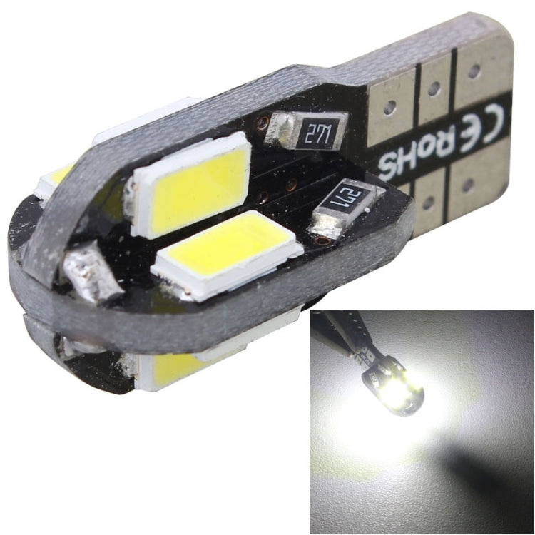 10 PCS T10 4W 280LM White Light 8 LED SMD 5630 Canbus Decode Car